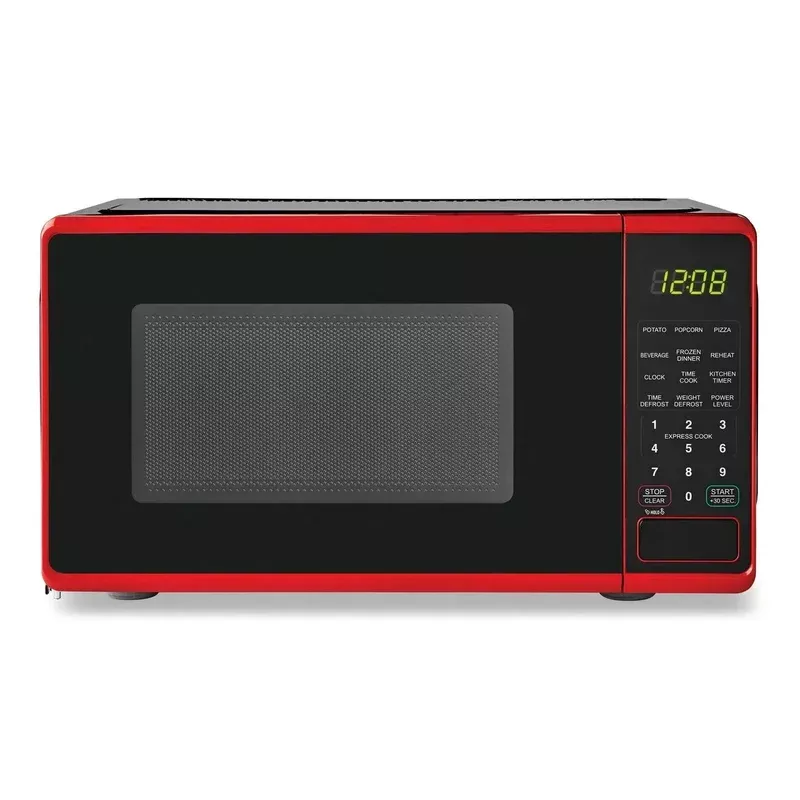 0-7-cu-ft-countertop-microwave-oven-red 0.7 Cu. Ft. Countertop Microwave Oven Red