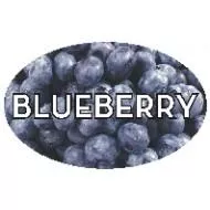 1-1-4-x-2-oval-blueberry-bakery-label-roll-500 1 1/4" x 2" Oval Blueberry Bakery Label - Roll of 500