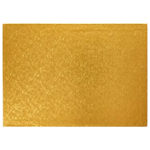 1/4 Sheet Gold Foil Cake Board/Drum