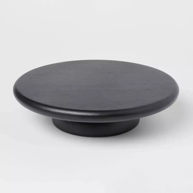 10-9-acacia-modern-cake-stand-black 10.9″ Acacia Modern Cake Stand Black