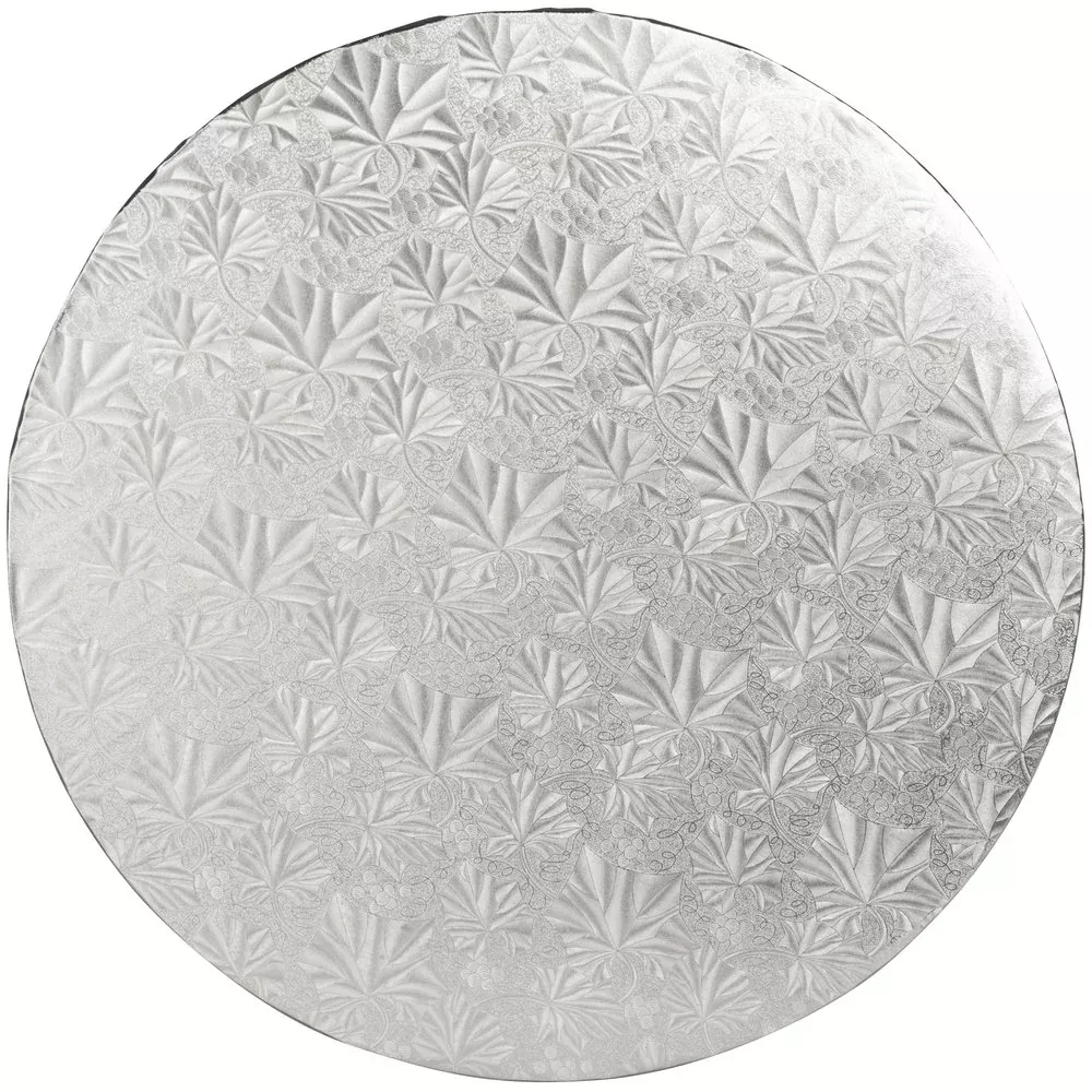 10-inch-round-silver-cake-drum 10 Inch Round, Silver Cake Drum