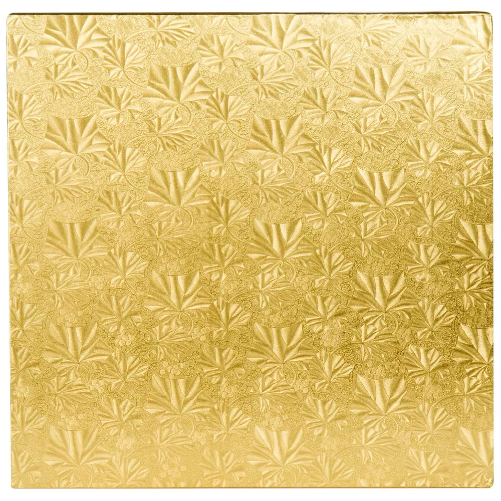 10-inch-square-gold-cake-drum 10 Inch Square, Gold Cake Drum