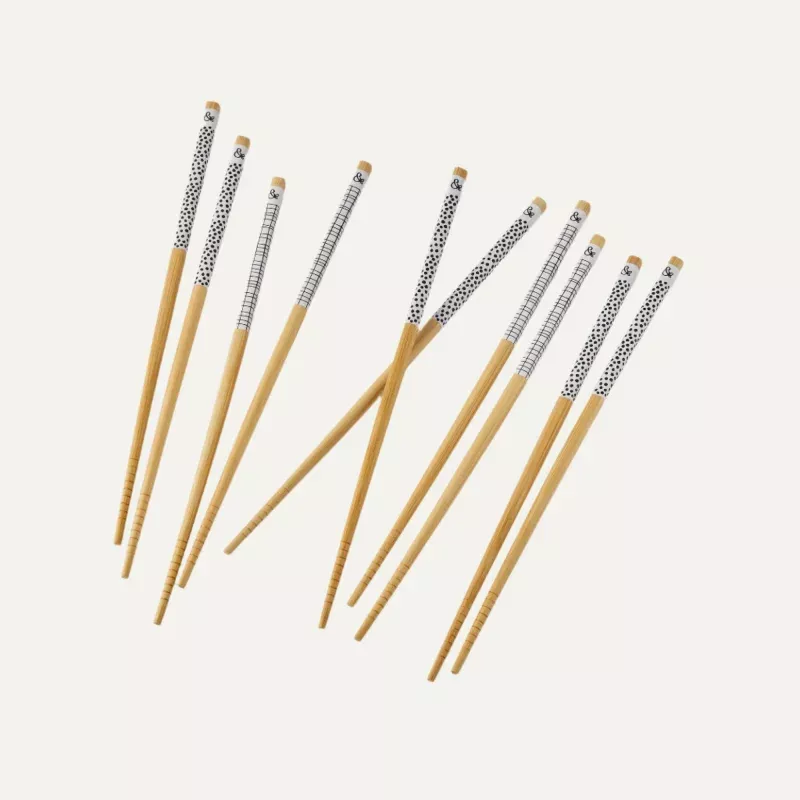 10-piece-bamboo-chopstick-set 10-Piece Bamboo Chopstick Set
