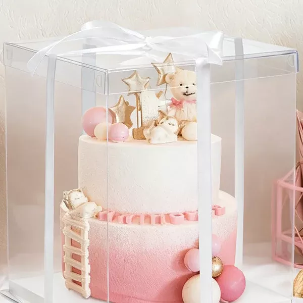 10x10x12-inch-clear-cake-box 10x10x12 inch Clear Cake Box