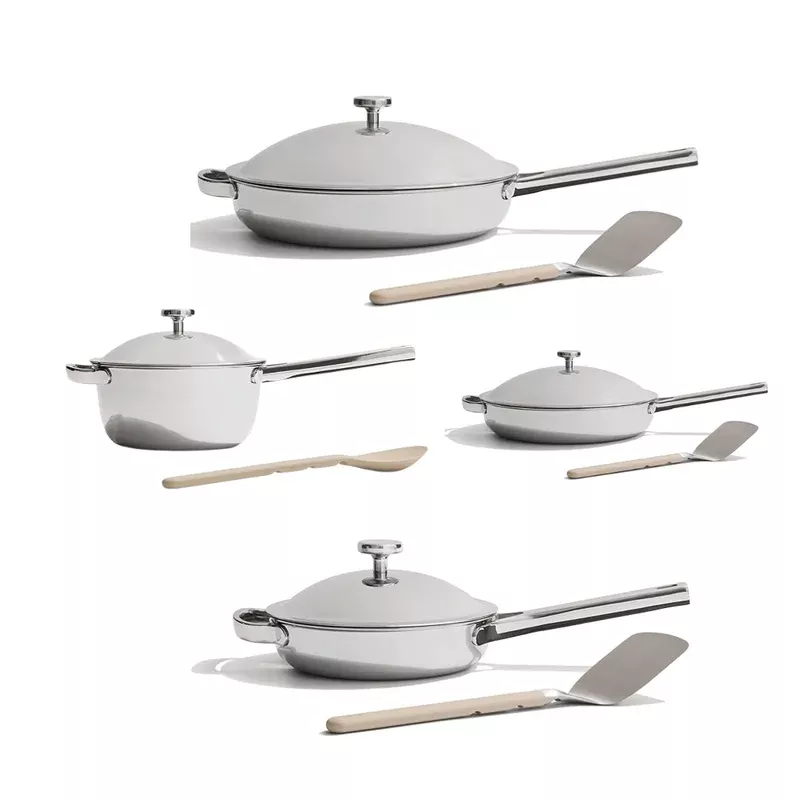 11-piece-titanium-cookware-set-chrome 11-Piece Titanium Cookware Set – Chrome