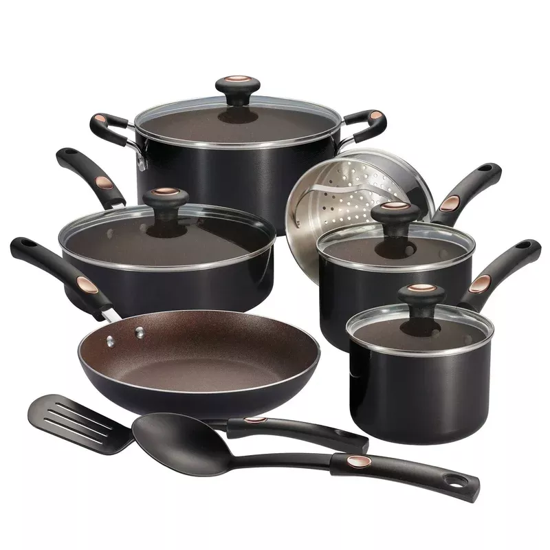 12pc-aluminum-nonstick-cookware-set-black 12pc Aluminum Nonstick Cookware Set – Black