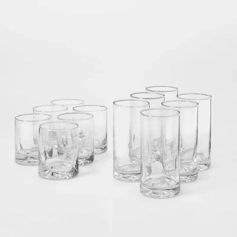 12pc-glass-telford-tumbler-set-see-description 12pc Glass Telford Tumbler Set (See Description)