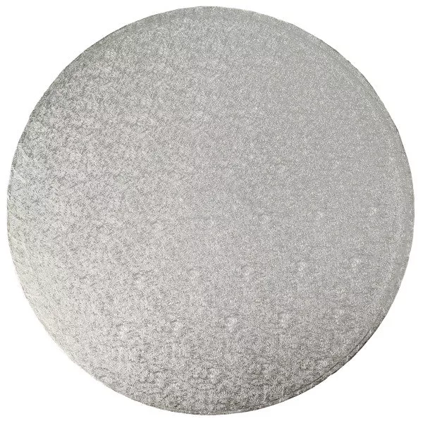 14-round-silver-foil-cake-board-drum 14" Round Silver Foil Cake Board Drum