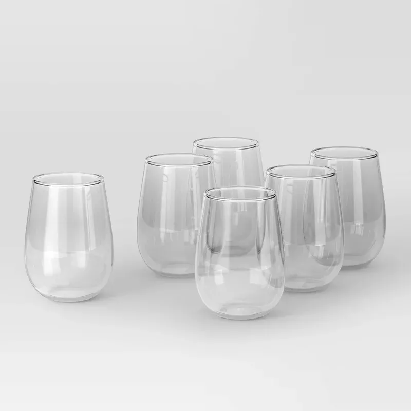 15oz-6pk-stemless-hutton-wine-glasses 15oz 6pk Stemless Hutton Wine Glasses