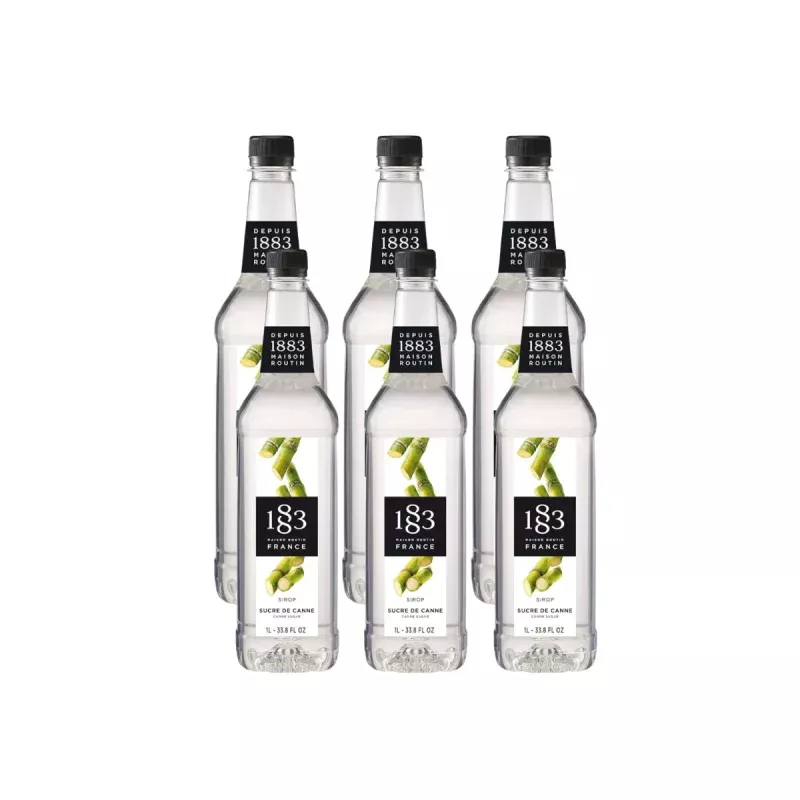 1883-cane-sugar-simple-syrup-1l-33-8oz-x-6-bottles 1883 Cane Sugar Simple Syrup (1L/33.8oz x 6 Bottles)