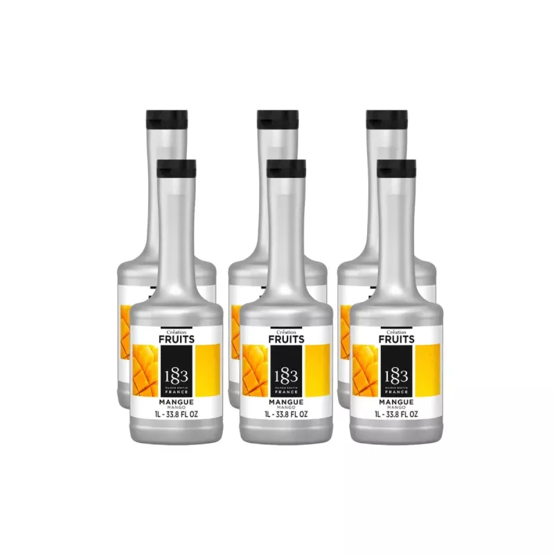1883 Mango Puree (1L/33.8oz x 6 Bottles)