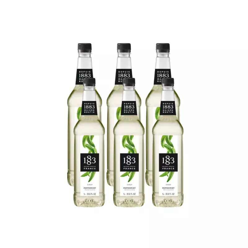1883-peppermint-syrup-1l-33-8oz-x-6-bottles 1883 Peppermint Syrup (1L/33.8oz x 6 Bottles)