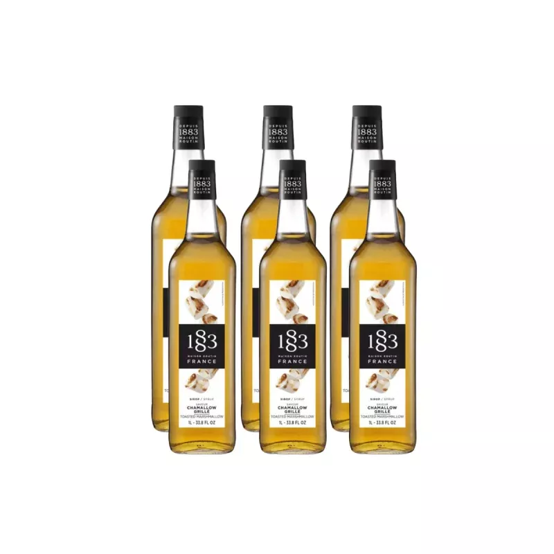 1883-toasted-marshmallow-syrup-1l-33-8oz-x-6-bottles 1883 Toasted Marshmallow Syrup (1L/33.8oz x 6 Bottles)