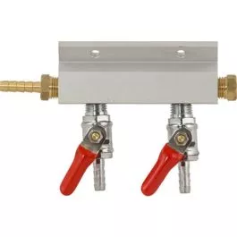 2-way-gas-manifold-1-4-inch 2 Way Gas Manifold 1/4 inch