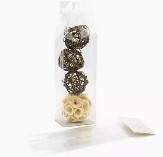 2" X 1.5" X 5" Cello Bag With Cardboard - 20 Count