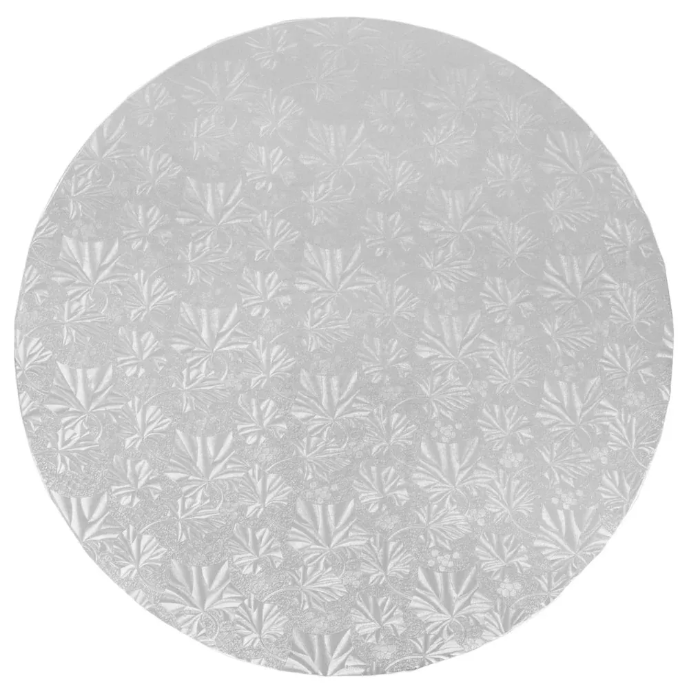 20-inch-round-silver-cake-drum 20 Inch Round, Silver Cake Drum