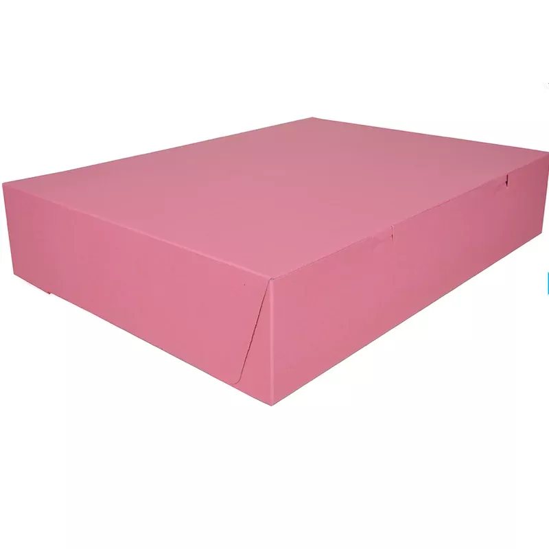 20x14-1-5x4-pink-non-window-bakery-cake-boxes-50-pc 20X14-1/5X4 Pink Non-Window Bakery Cake Boxes – 50 PC