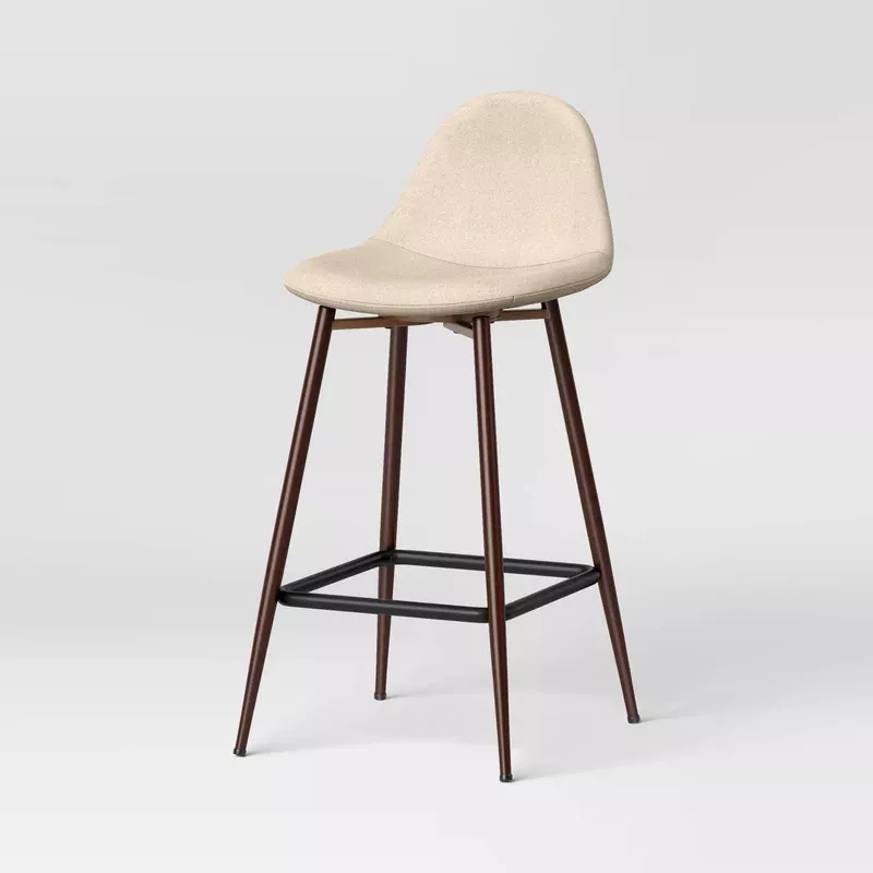 24-copley-counter-height-barstool-with-footrest-cream 24″ Copley Counter Height Barstool with Footrest – Cream