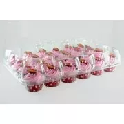 24-count-standard-size-plastic-cupcake-container-with-separate-top-bottom 24 Count, Standard Size Plastic Cupcake Container with A Separate Top and Bottom