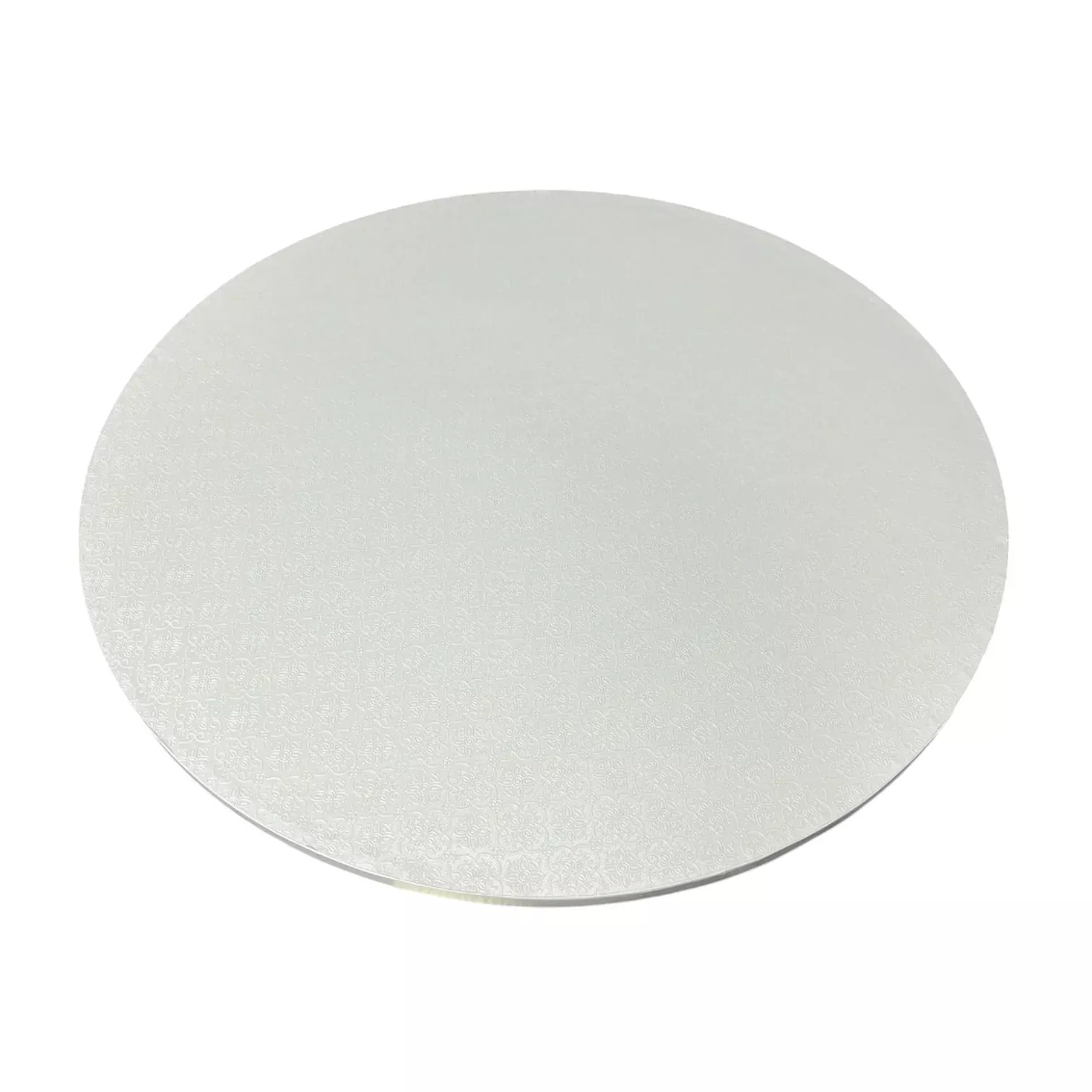 24” Round White Cake Drum Board