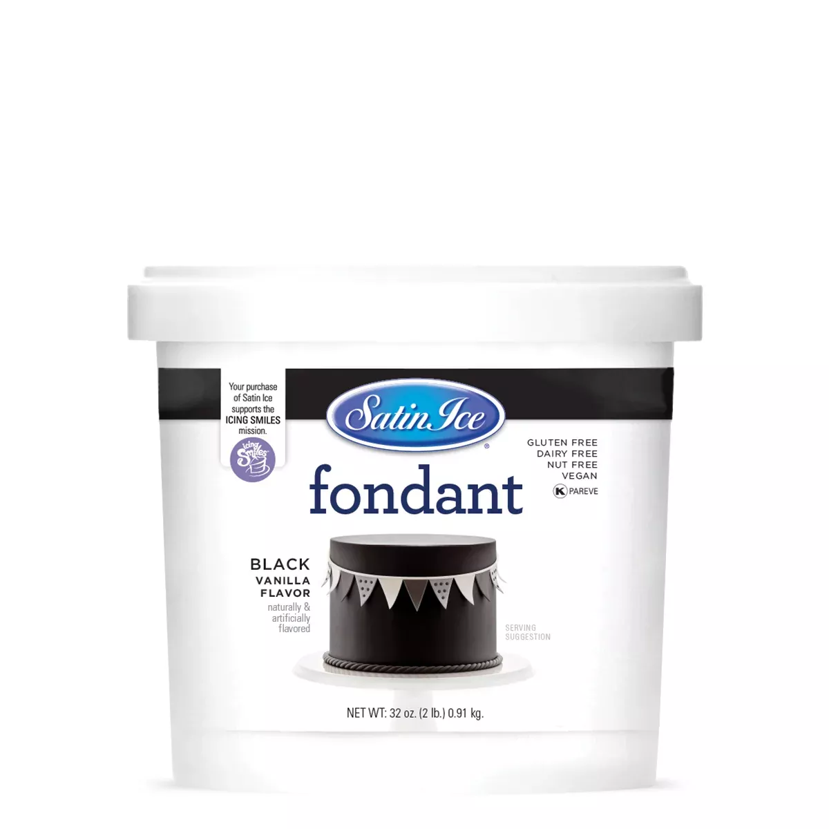 2lbs-black-satin-ice-fondant 2lbs Black, Satin Ice Fondant