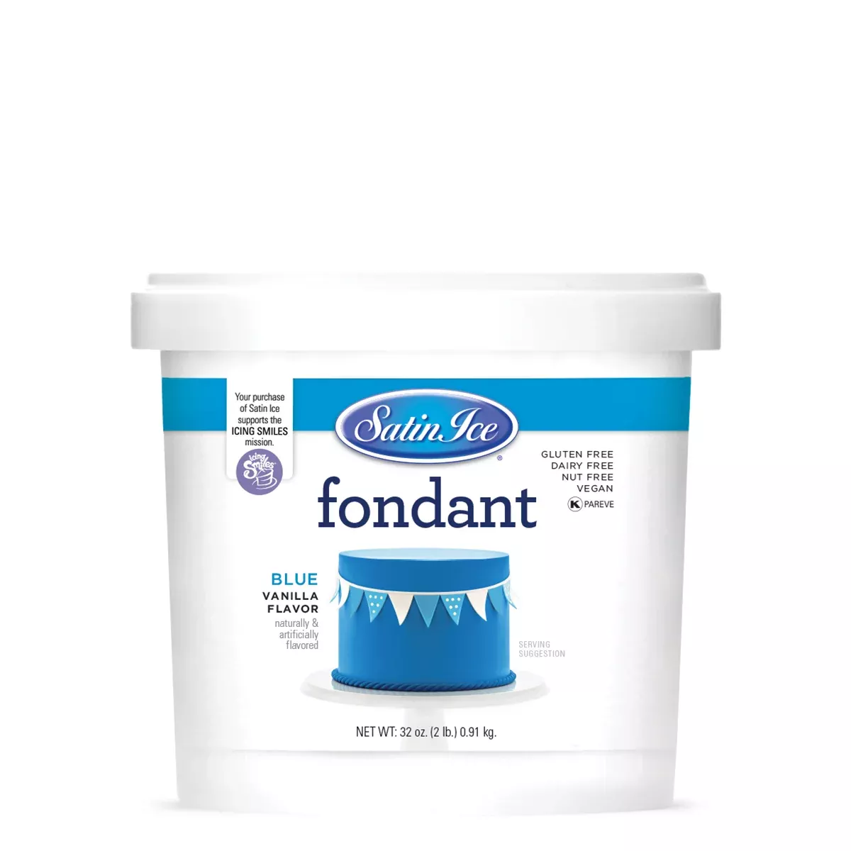 2lbs-blue-satin-ice-fondant 2lbs Blue, Satin Ice Fondant