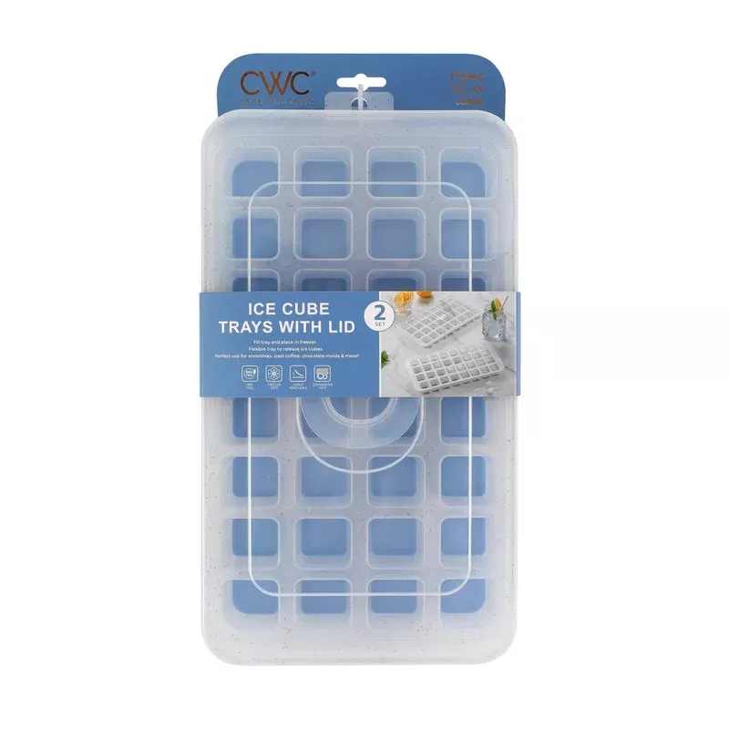 2pk-jumbo-ice-cube-trays-blue 2pk Jumbo Ice Cube Trays Blue