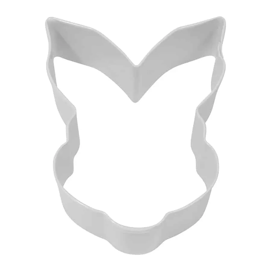 3-5-inch-bunny-face-cookie-cutter-poly-resin-coated 3.5 Inch Bunny Face Cookie Cutter (Poly Resin Coated)