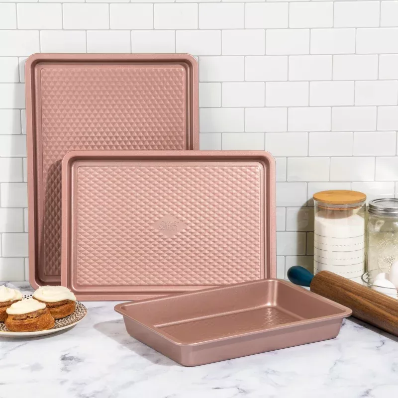3-piece-bake-set-rose-shimmer-collection 3-Piece Bake Set, Rose Shimmer Collection
