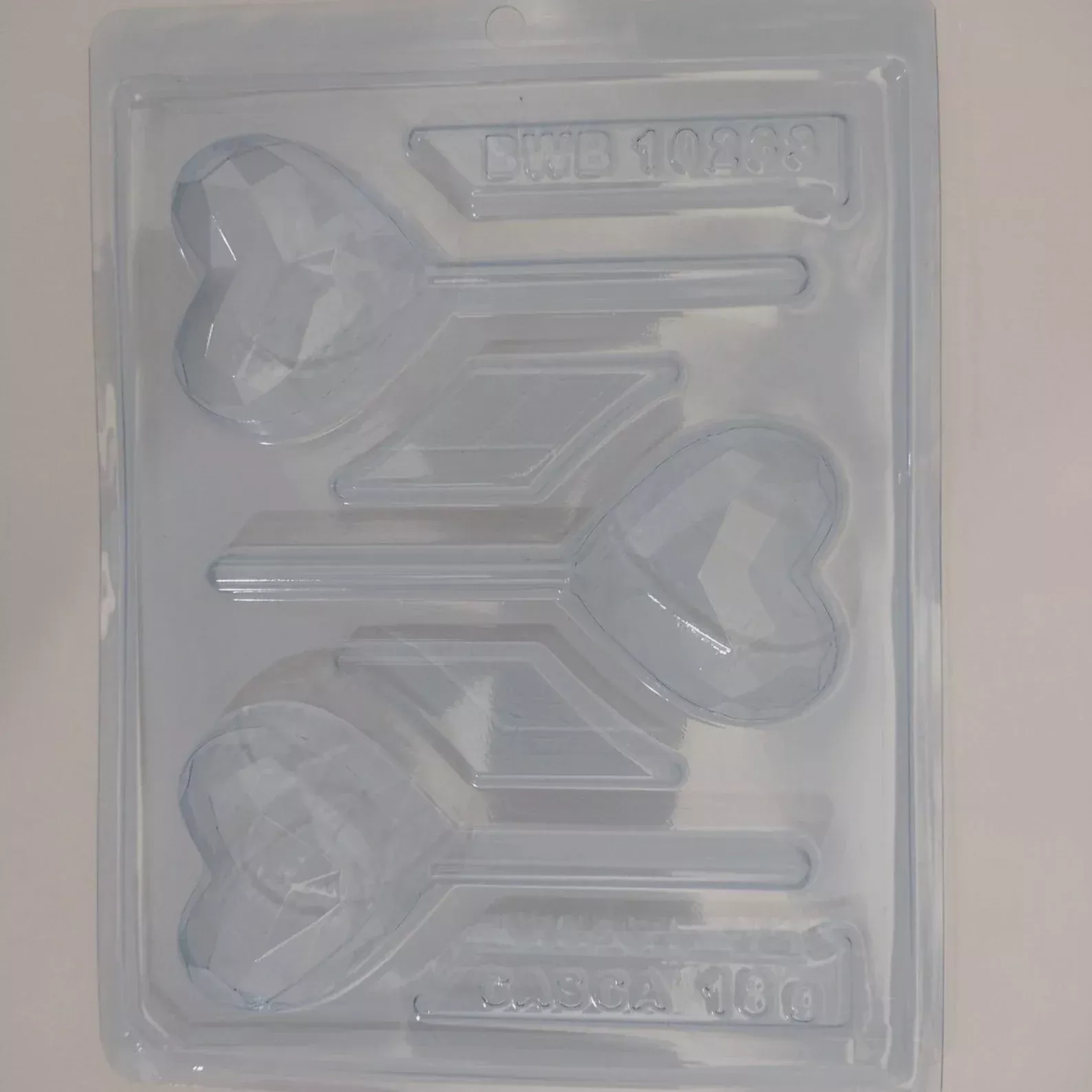 3-piece-geometric-heart-lollipop-plastic-chocolate-mold 3 Piece, Geometric Heart Lollipop, Plastic Chocolate Mold