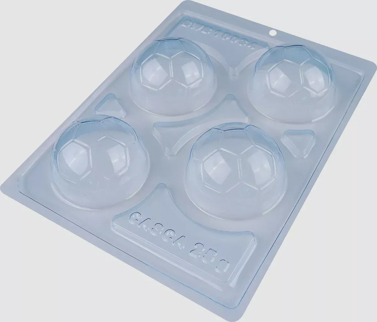 3-piece-soccer-ball-plastic-chocolate-mold 3 Piece, Soccer Ball, Plastic Chocolate Mold