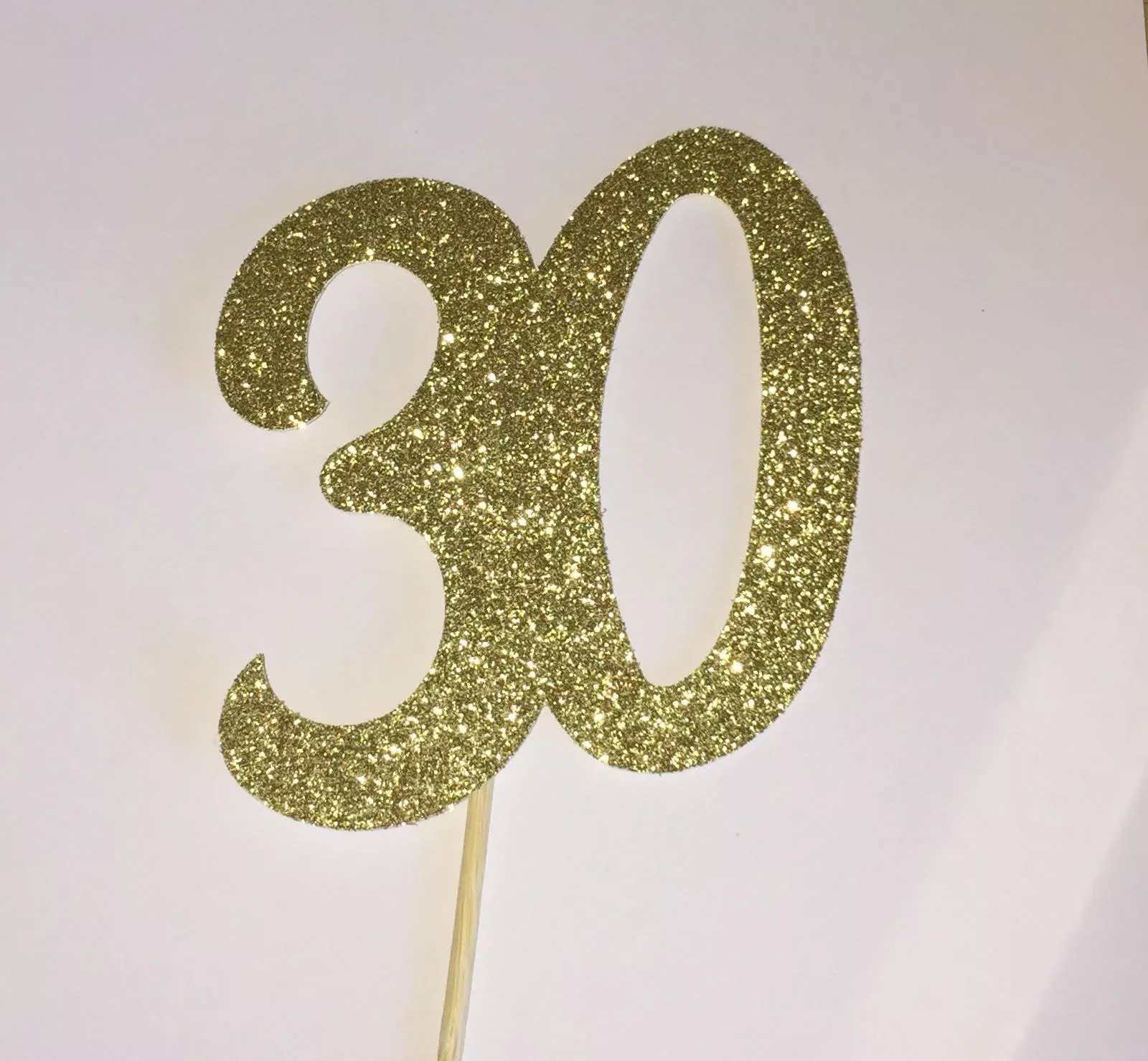 30-cake-topper-glitter-gold 30 Cake Topper - Glitter Gold