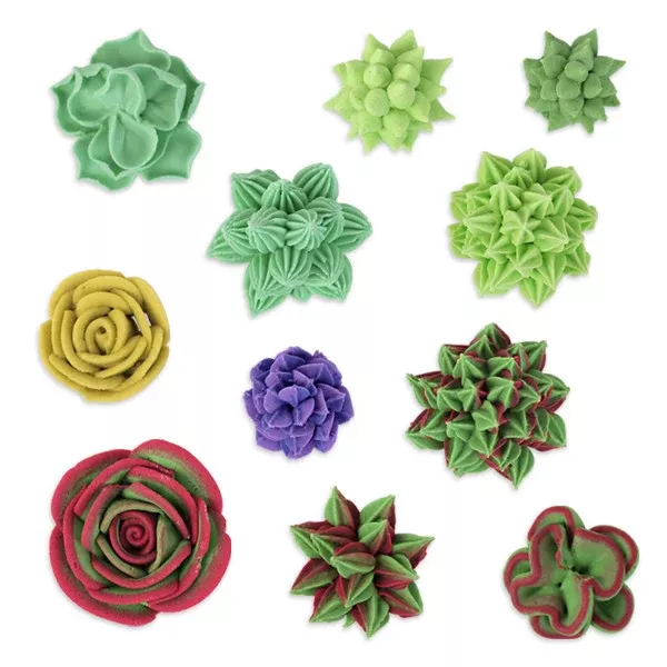 3d-succulent-set-1-royal-icing-decorations-bulk 3D Succulent Set 1 Royal Icing Decorations (Bulk)