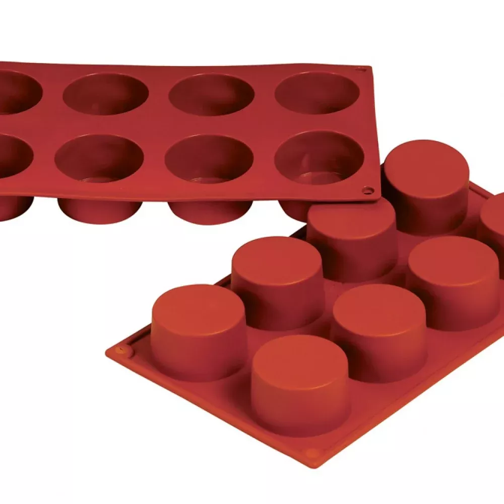 3oz-cylinder-silicone-baking-mold-fat-daddio-s 3oz Cylinder Silicone Baking Mold, Fat Daddio's