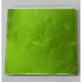 3x3 Lime Candy Foil Wrapper 125 pieces