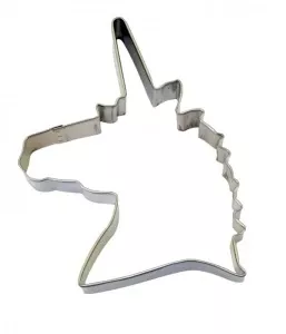 4-75-inch-unicorn-head-cookie-cutter 4.75 Inch Unicorn Head Cookie Cutter