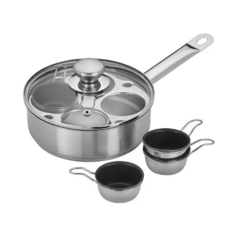 4-cup-ss-egg-poacher-1-5-qt –4 Cup SS Egg Poacher 1.5 qt