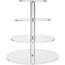 4-tier-acrylic-round-cake-stand 4 Tier Acrylic Round Cake Stand