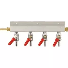 4-way-gas-manifold-1-4-inch 4 Way Gas Manifold 1/4 inch