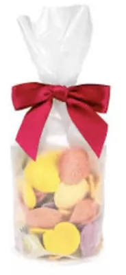 4" X 10" Round Cello Bag With Cardboard - 10 Count