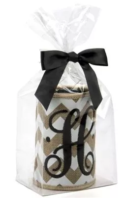 4" X 4" X 9" Cello Bag With Cardboard - 20 Count