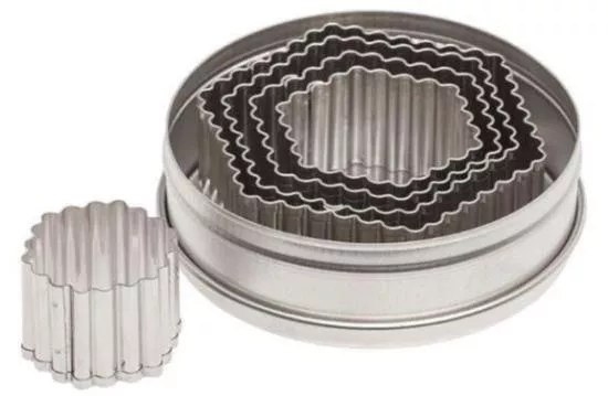 5 Piece Fluted Hexagon Cutter Set