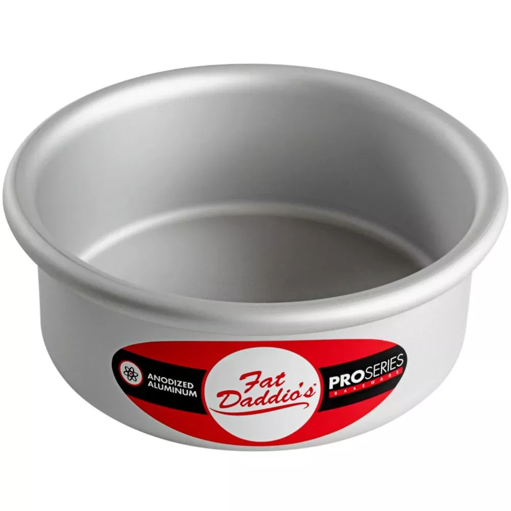 5x2 Inch, Fat Daddio's Anodized Aluminum Round Cake Pan