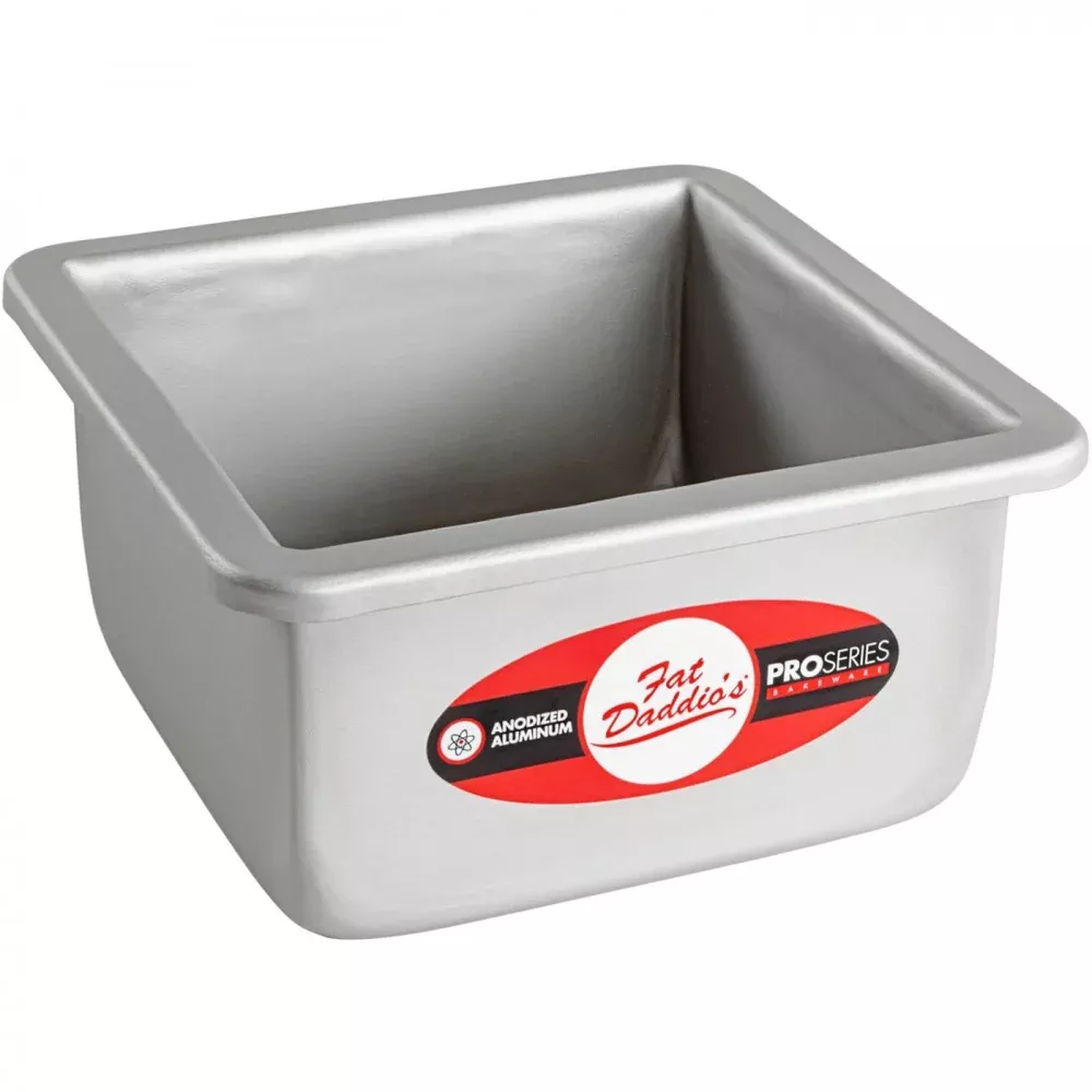 5x5x3-inch-fat-daddio-s-anodized-aluminum-square-cake-pan 5x5x3 Inch, Fat Daddio's Anodized Aluminum Square Cake Pan