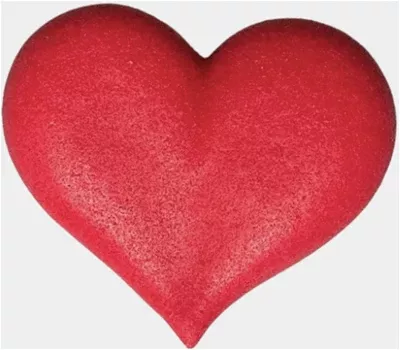 6 Count Red Royal Icing Hearts