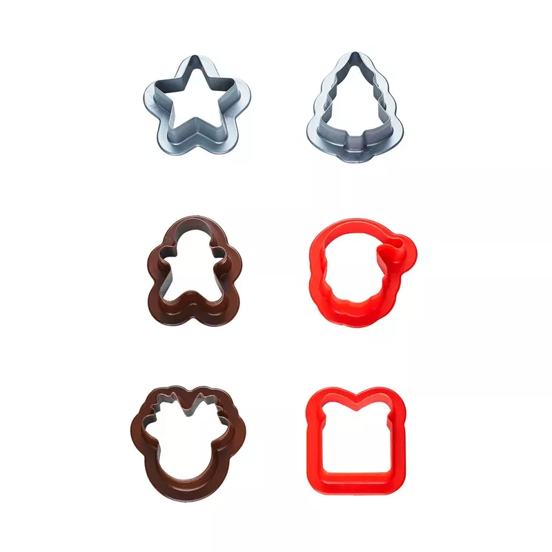 6-decora-christmas-mini-cookie-cutters 6 Decora Christmas Mini Cookie Cutters