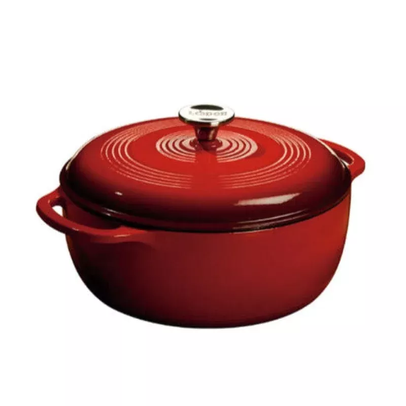6-qt-enamel-dutch-oven-red 6 qt Enamel Dutch Oven Red