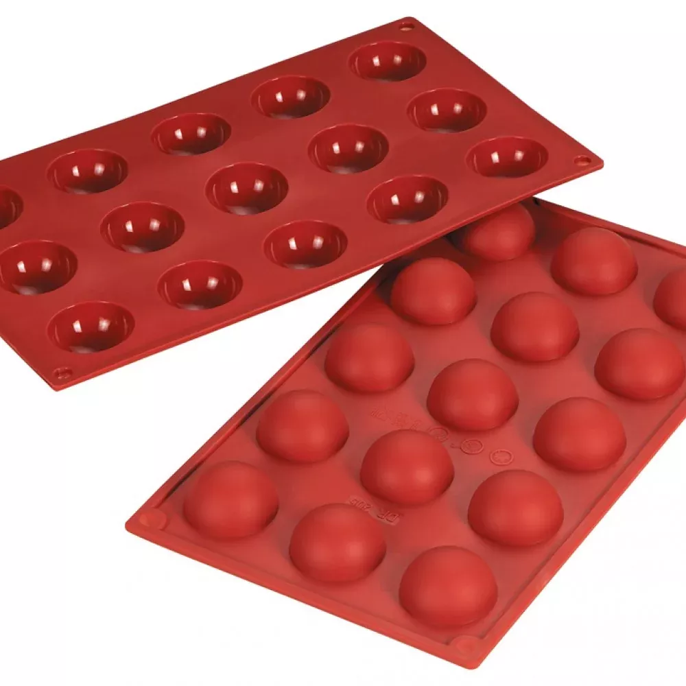 68oz-half-sphere-silicone-baking-mold-fat-daddio-s .68oz Half Sphere Silicone Baking Mold, Fat Daddio's