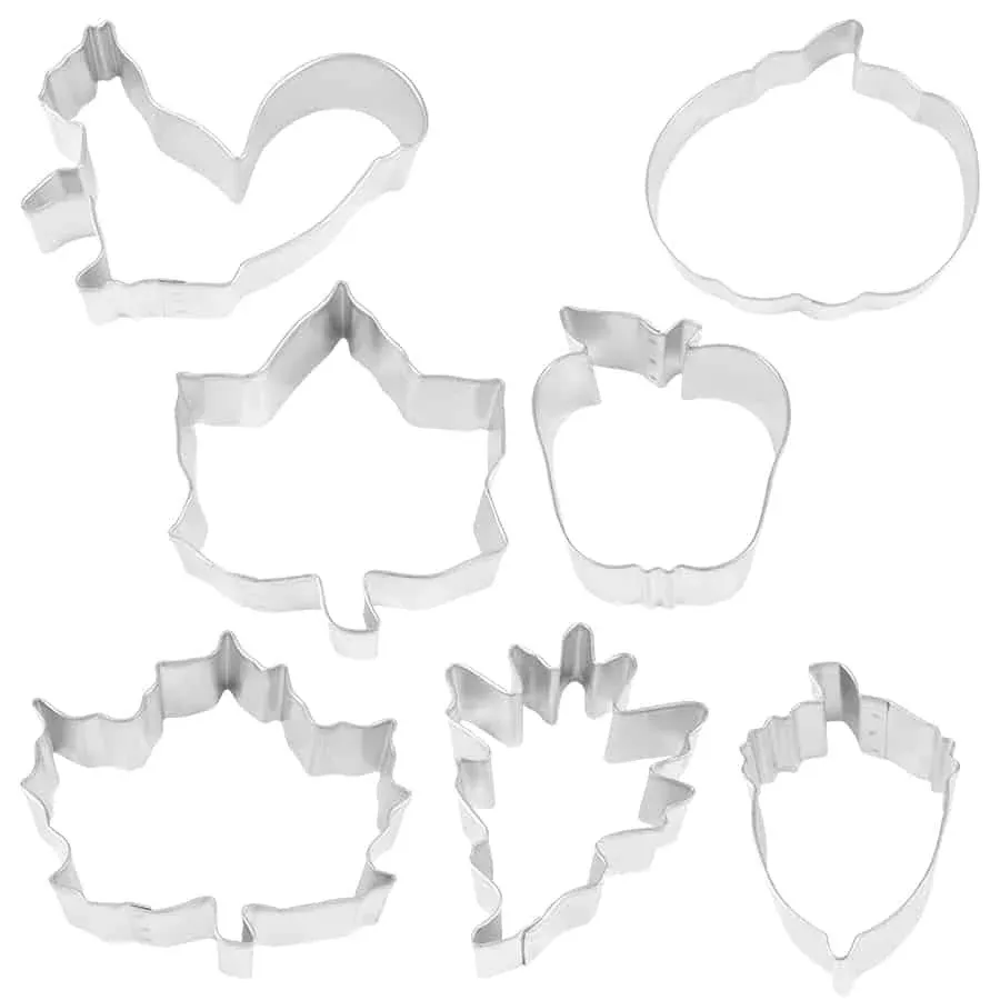 7-piece-autumn-leaf-cookie-cutter-set 7 Piece Autumn Leaf Cookie Cutter Set