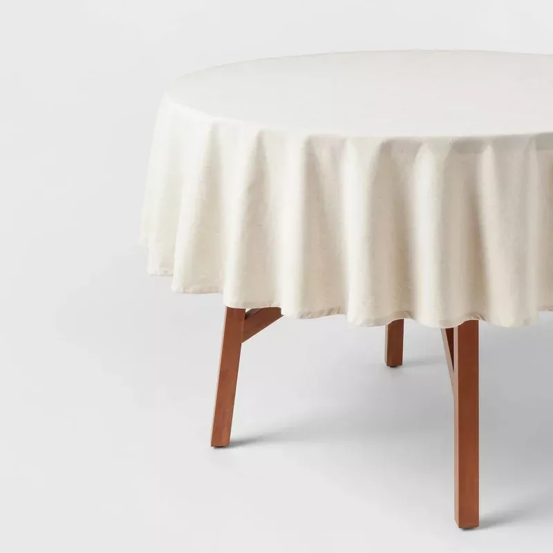 70-cotton-linen-blend-round-tablecloth 70″ Cotton and Linen Blend Round Tablecloth